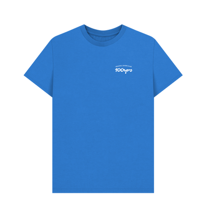 Bright Blue Printed T-shirt Front