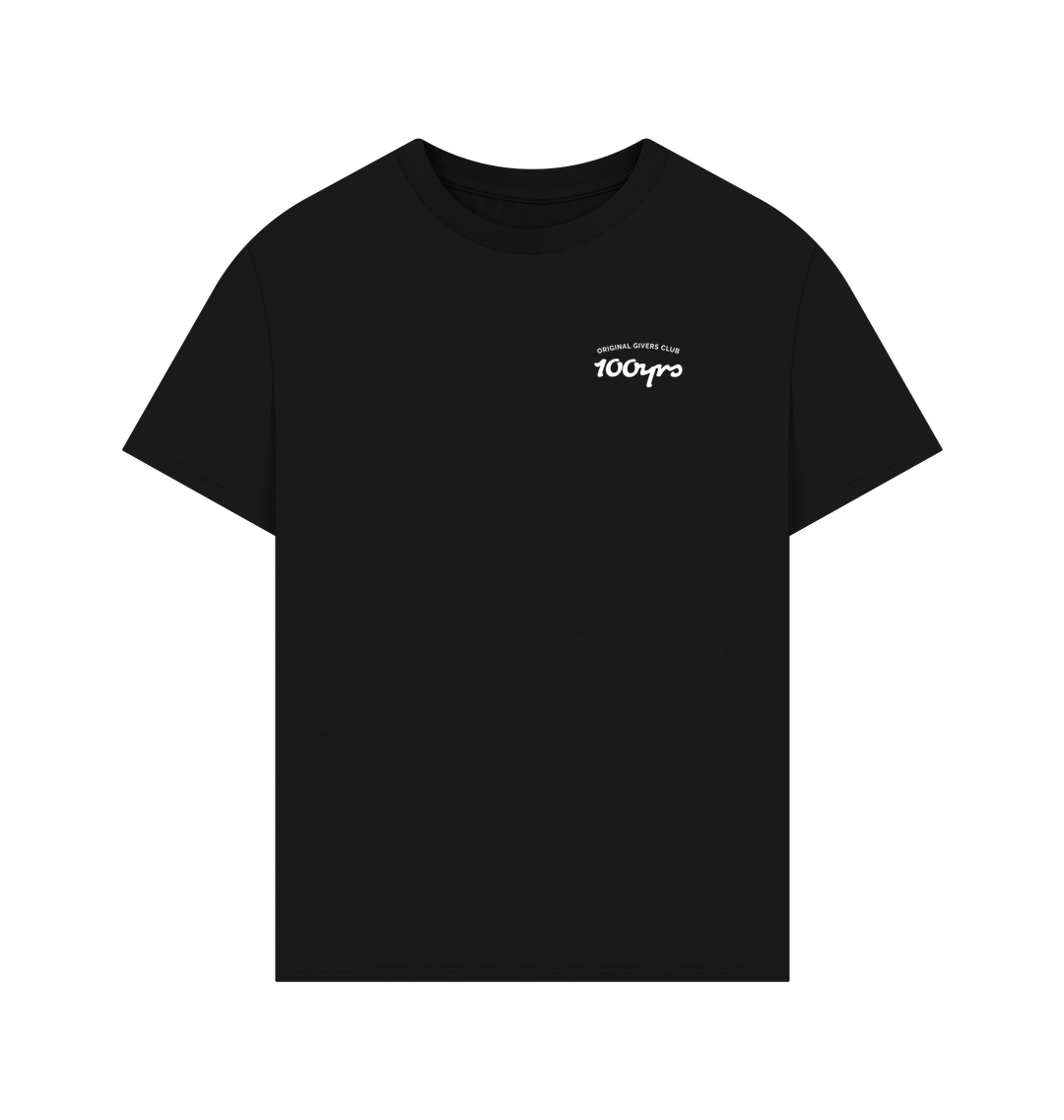 Black Printed T-shirt Front