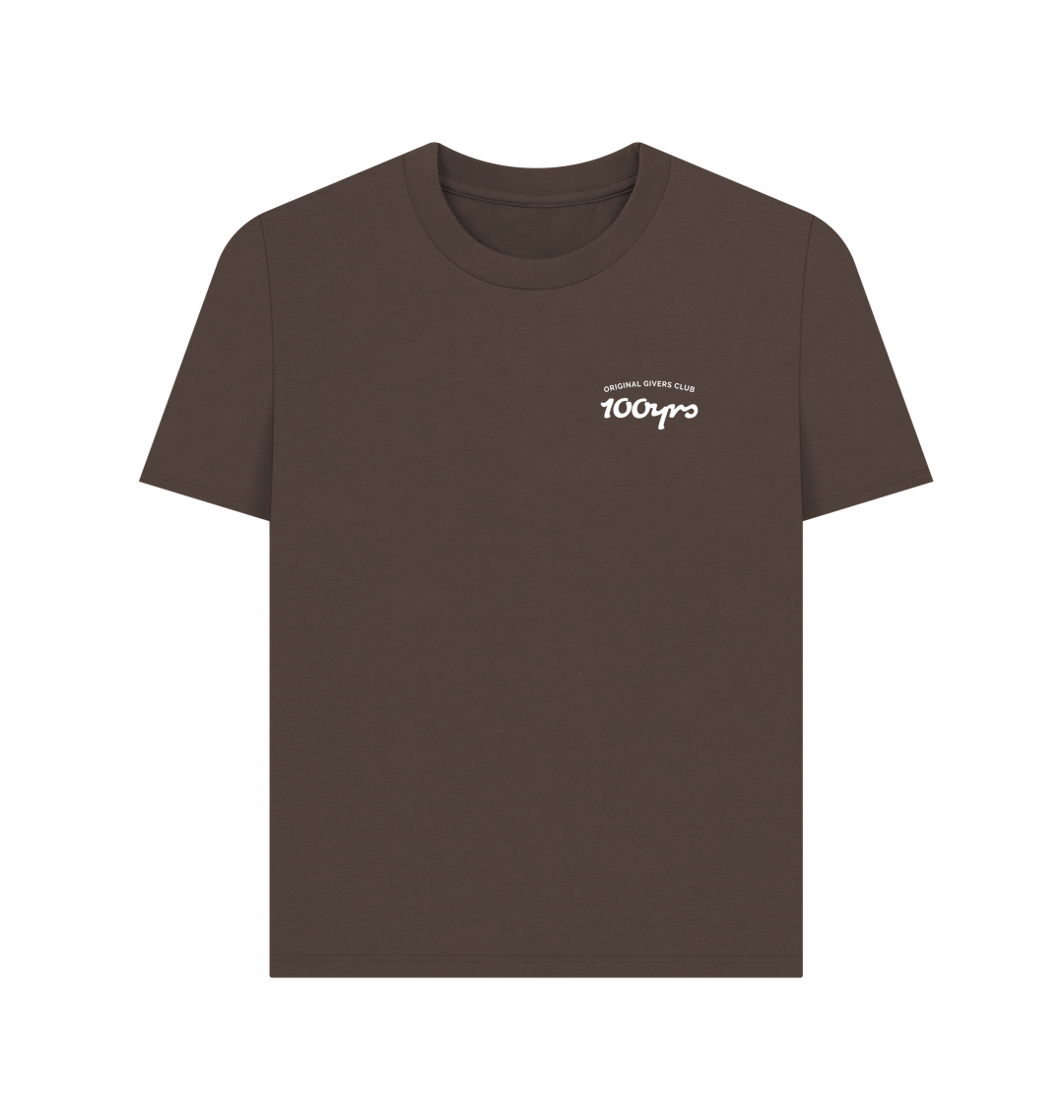 Chocolate Printed T-shirt Front