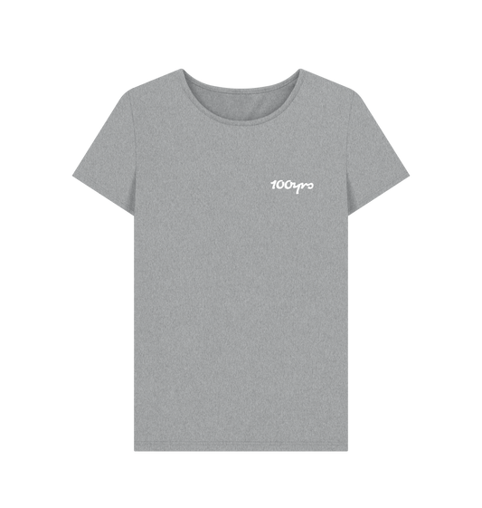 Athletic Grey Printed T-shirt Front