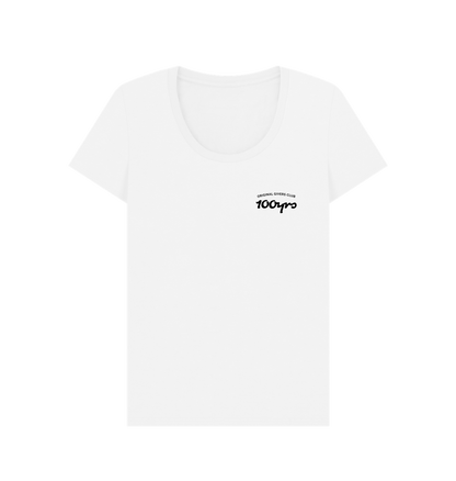 White Printed T-shirt Front