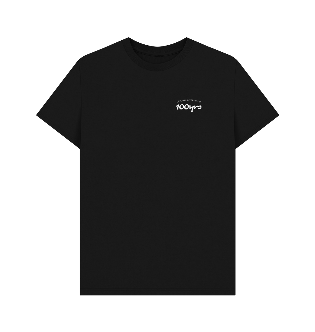 Black Printed T-shirt Front