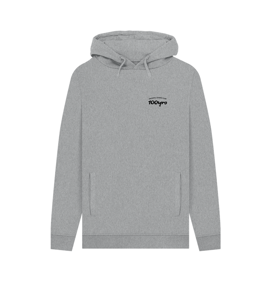 Light Heather Printed Hoody Front