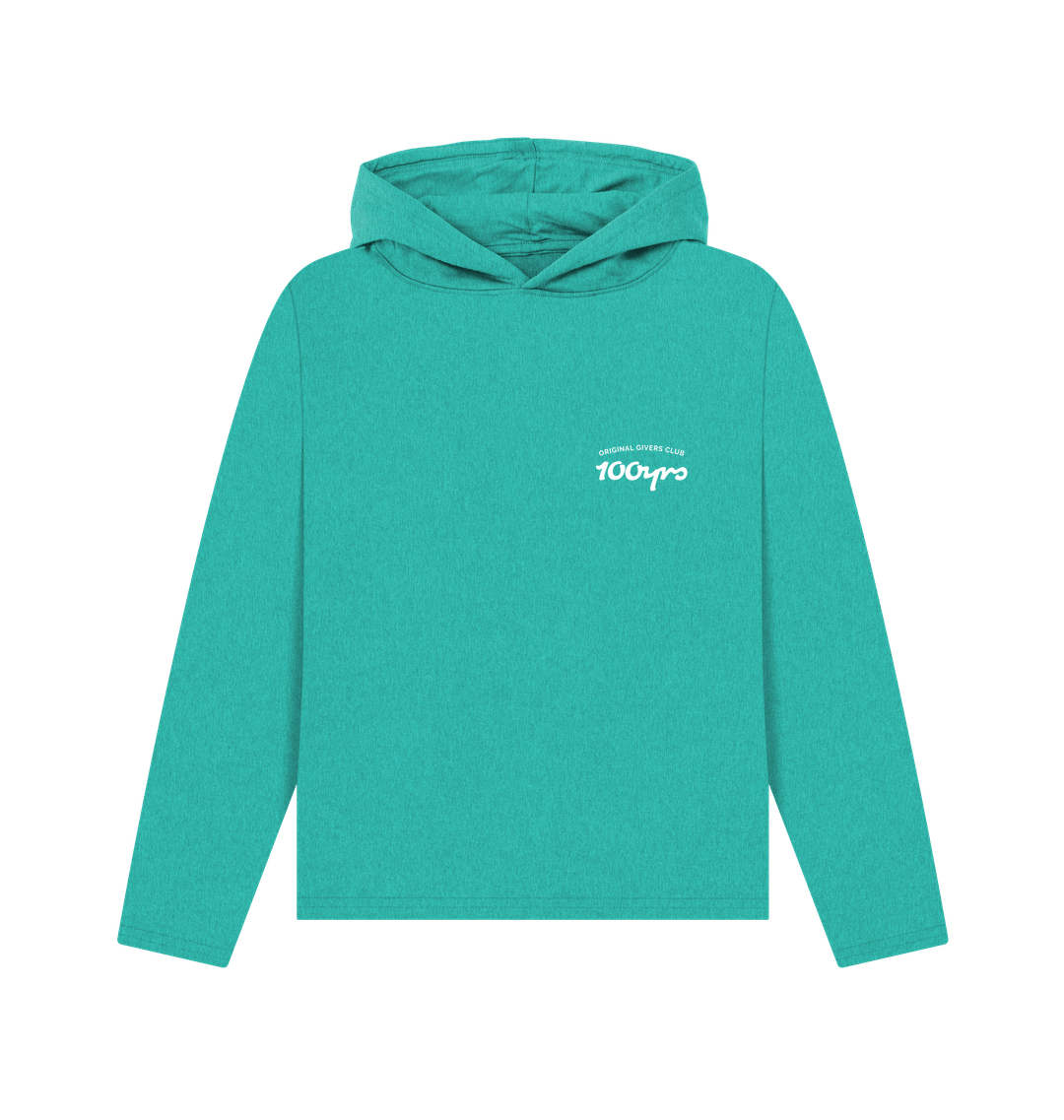 Seagrass Green Recycled Hoody Front