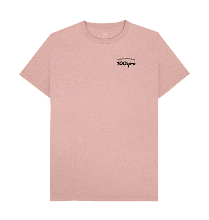 Sunset Pink Recycled Printed T-Shirt Front