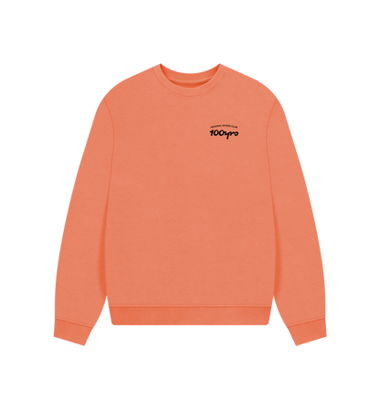 Apricot Printed Sweater Front