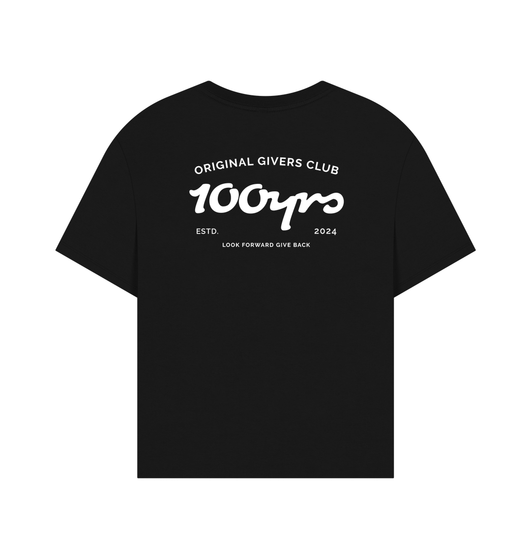 Black Printed T-shirt Back