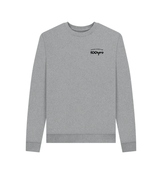 Light Heather Printed Sweater Front