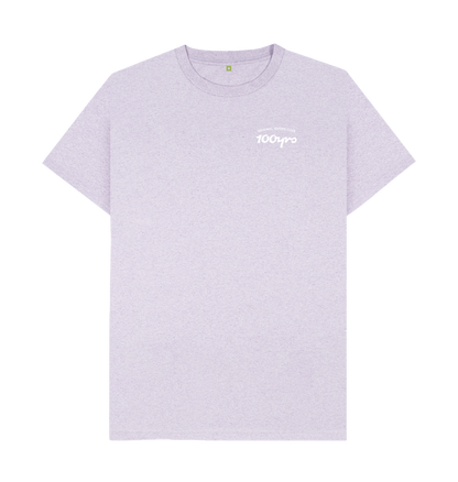 Light Purple Recycled Printed T-Shirt Front