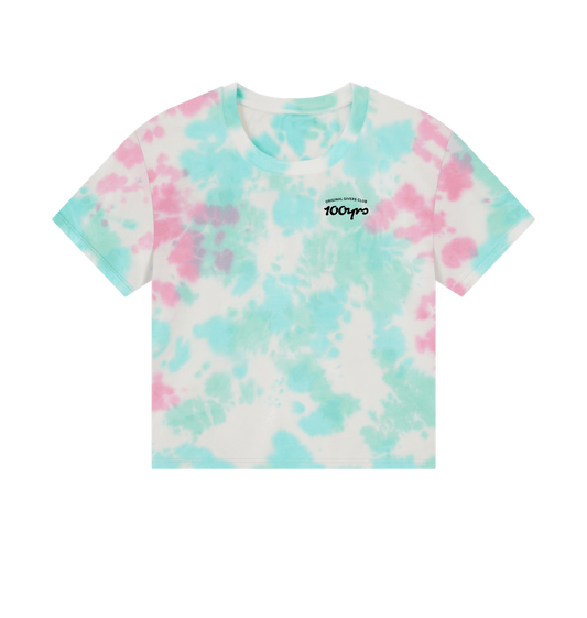 Pastel Tie Dye Printed T-shirt Front