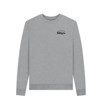 Light Heather Printed Sweater Front