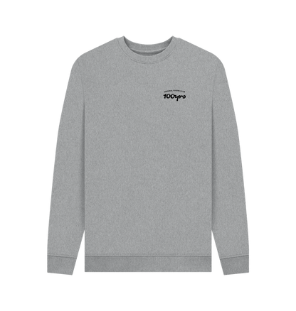 Light Heather Printed Sweater Front