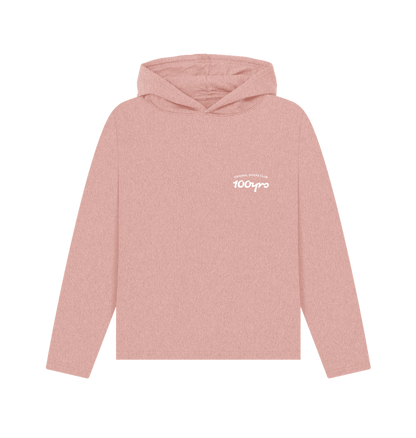 Sunset Pink Recycled Hoody Front