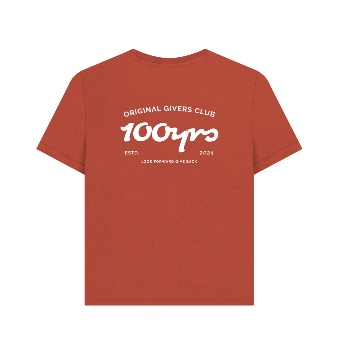 Rust Printed T-shirt Back