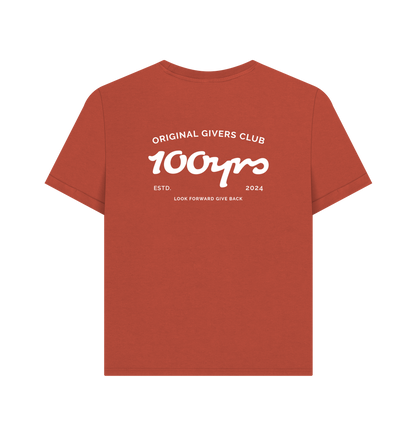 Rust Printed T-shirt Back