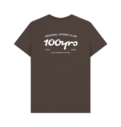 Chocolate Printed T-shirt Back