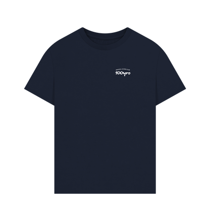 Navy Printed T-shirt Front