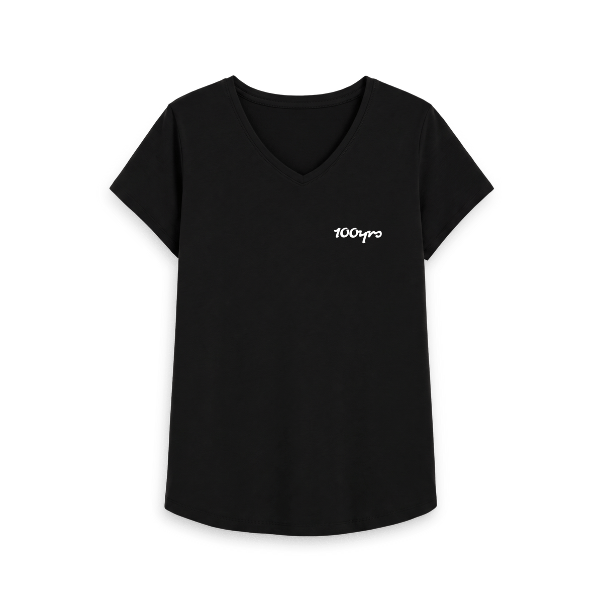 Black Printed T-shirt Front