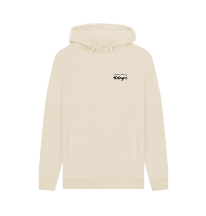 Oat Printed Hoody Front