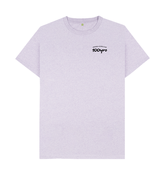 Light Purple Recycled Printed T-Shirt Front