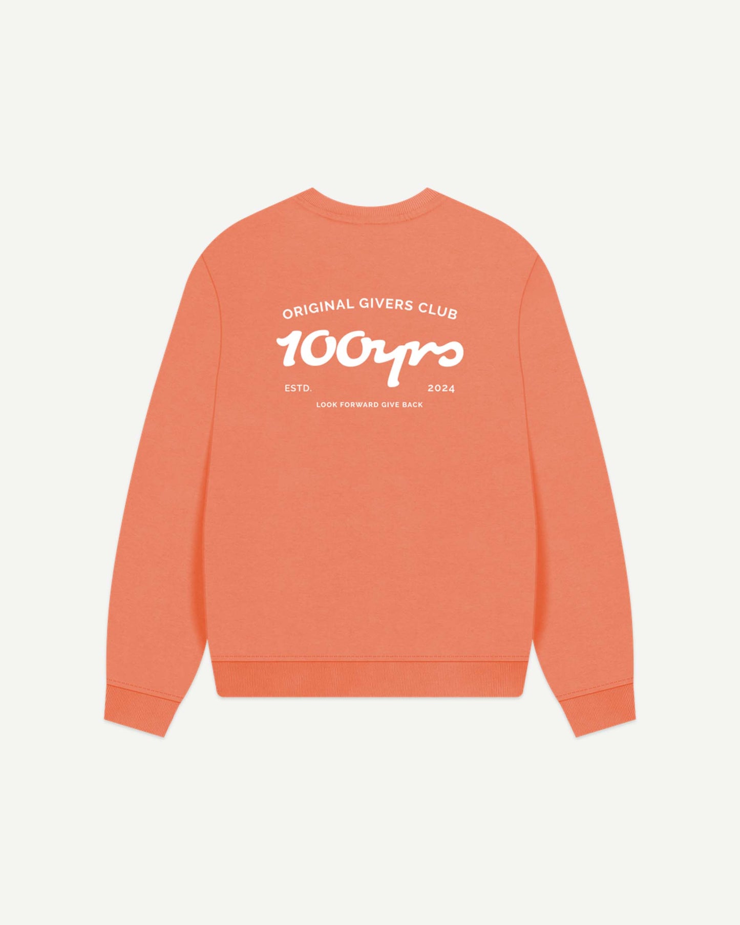 Women's Organic Cotton Oversized Sweatshirt - OG Club White Logo