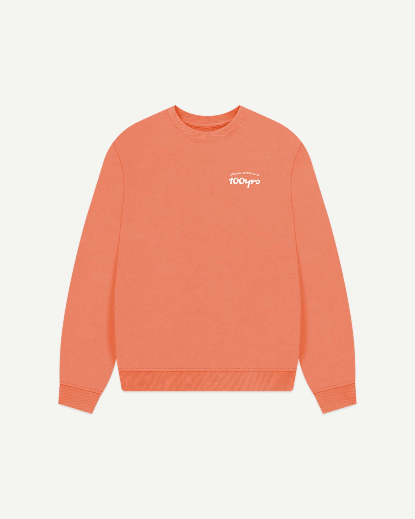 Women's Organic Cotton Oversized Sweatshirt - OG Club White Logo