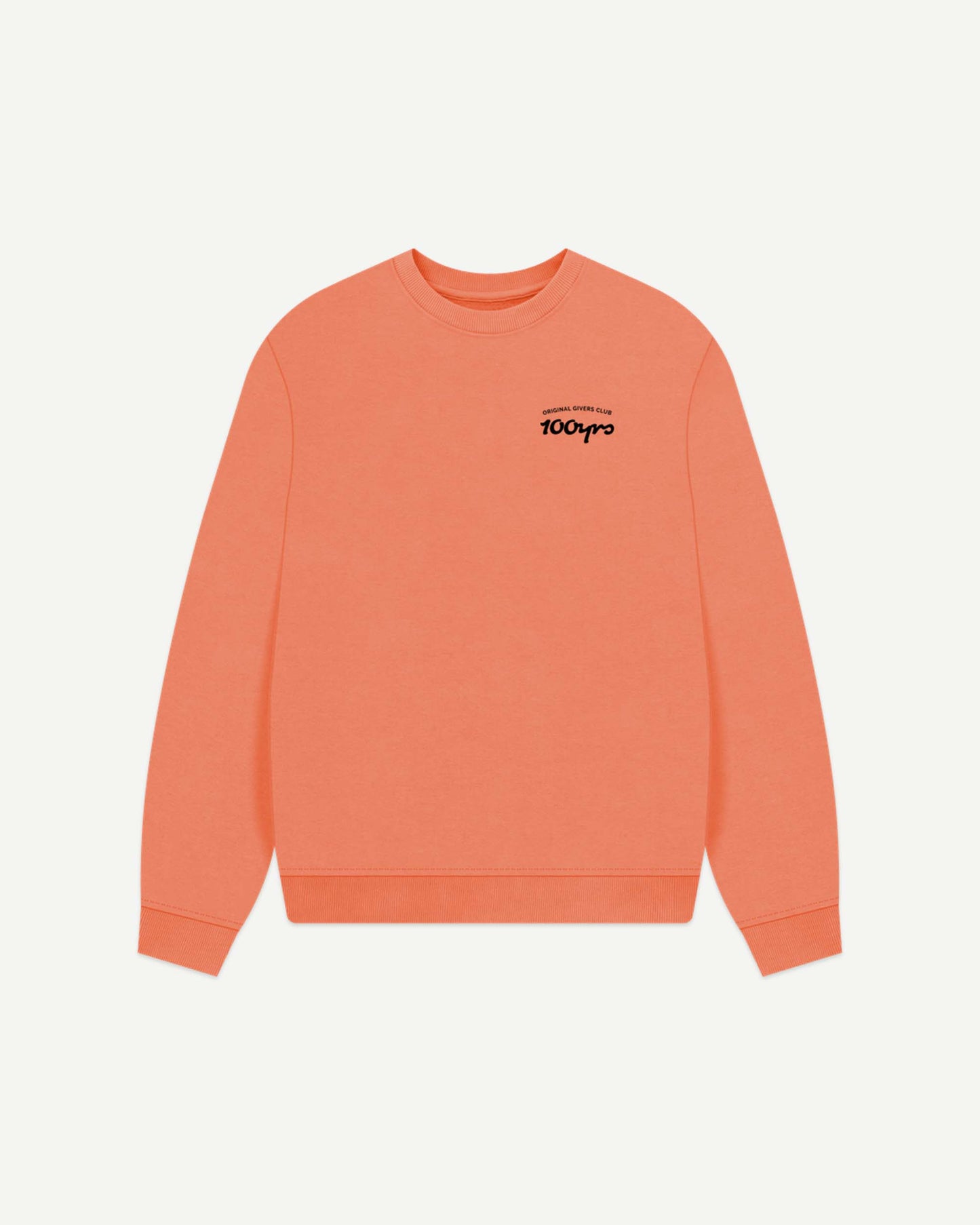 Women's Organic Cotton Oversized Sweatshirt - OG Club Black Logo