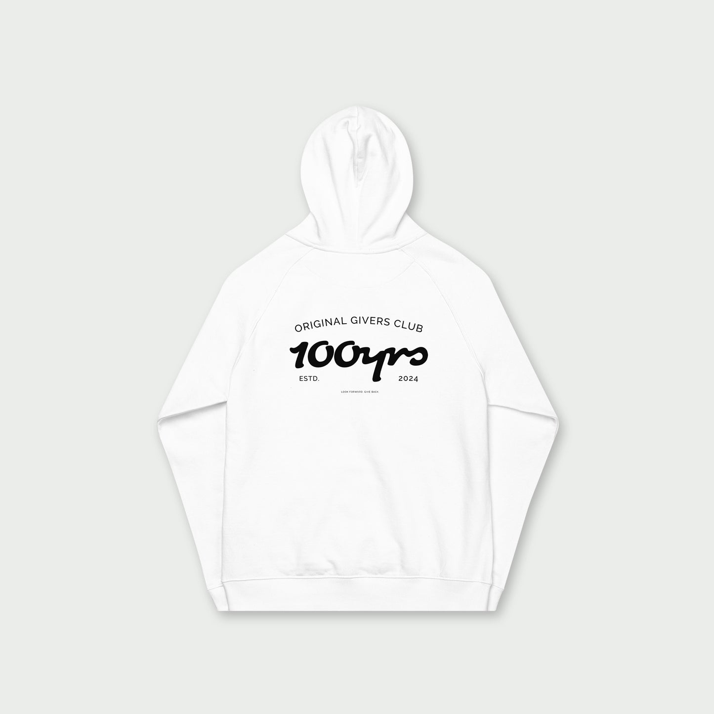 Unisex Raglan Hoodie – Black OG Club Logo