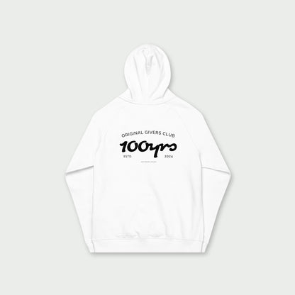 Unisex Raglan Hoodie – Black OG Club Logo