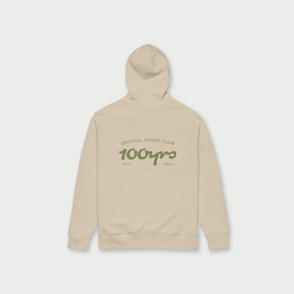 Unisex Organic Hoodie – Moss Green OG Club Logo