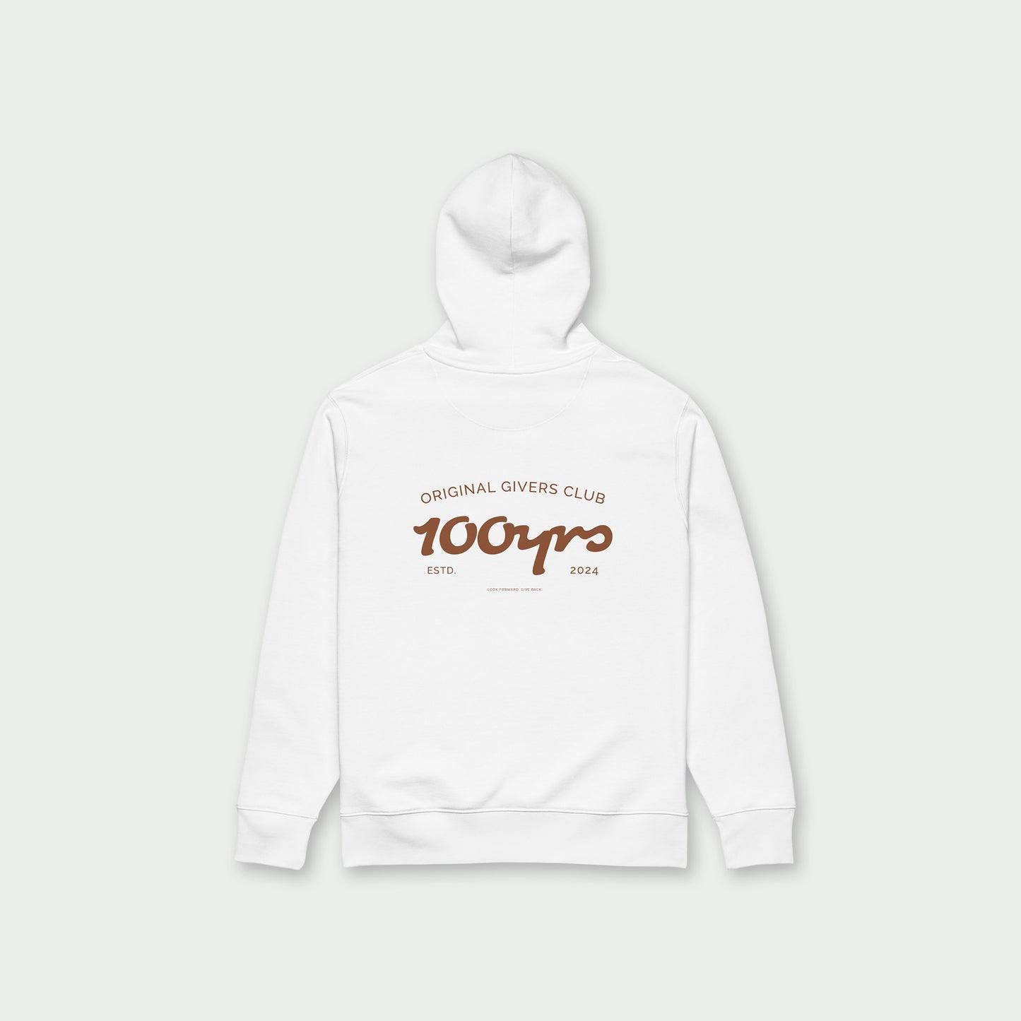 Unisex Organic Hoodie – Burnt Umber OG Club Logo