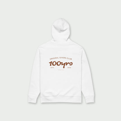 Unisex Organic Hoodie – Burnt Umber OG Club Logo
