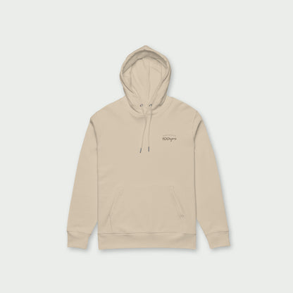 Unisex Organic Hoodie – Warm Taupe OG Club Logo