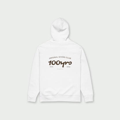 Unisex Organic Hoodie – Espresso Brown OG Club Logo