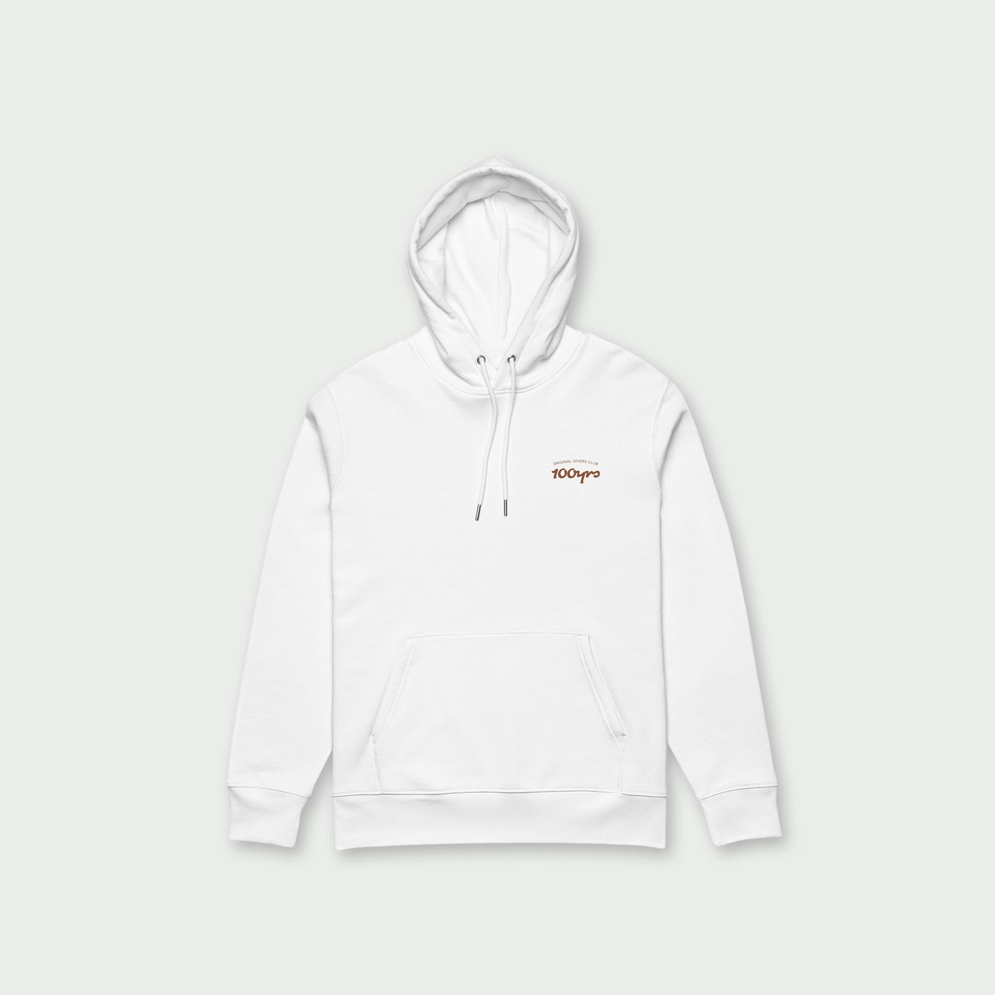 Unisex Organic Hoodie – Burnt Umber OG Club Logo