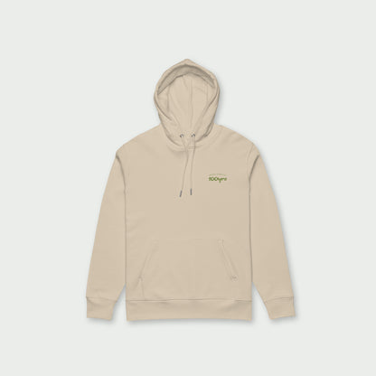 Unisex Organic Hoodie – Olive Green OG Club Logo