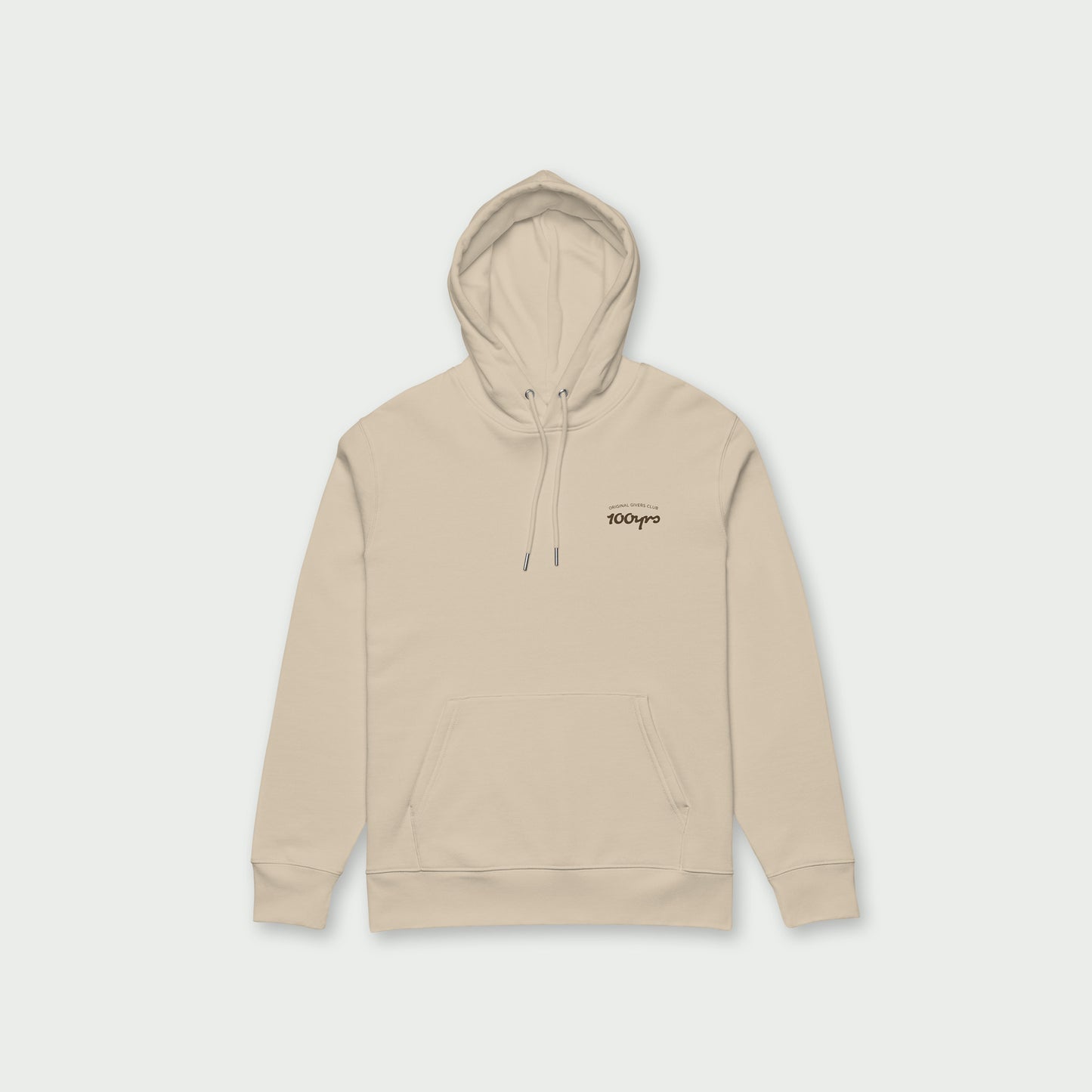 Unisex Organic Hoodie – Espresso Brown OG Club Logo