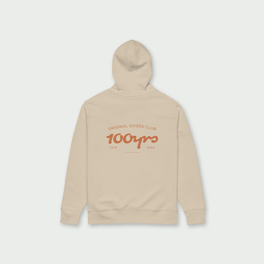 Unisex Organic Hoodie – Terracotta OG Club Logo