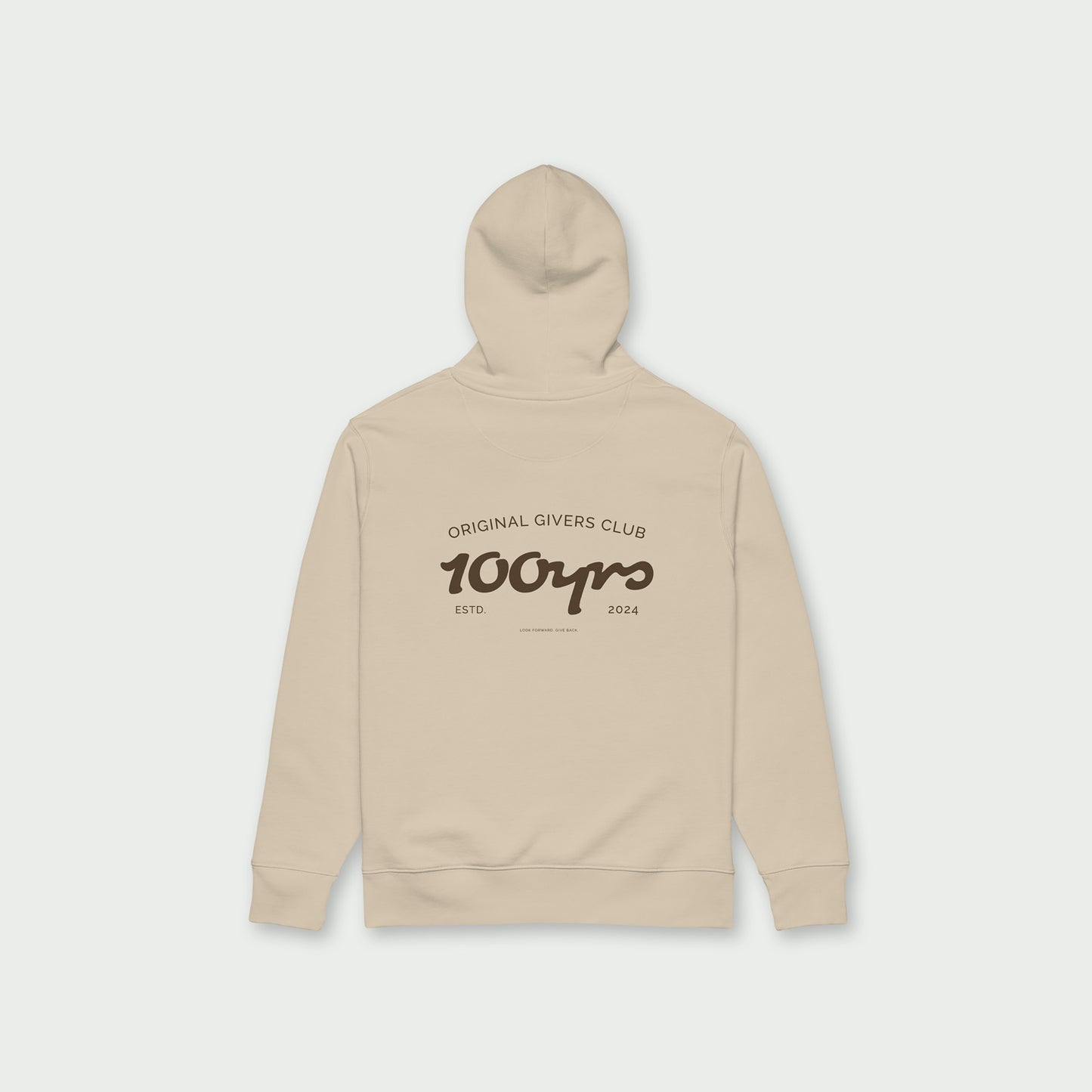Unisex Organic Hoodie – Espresso Brown OG Club Logo