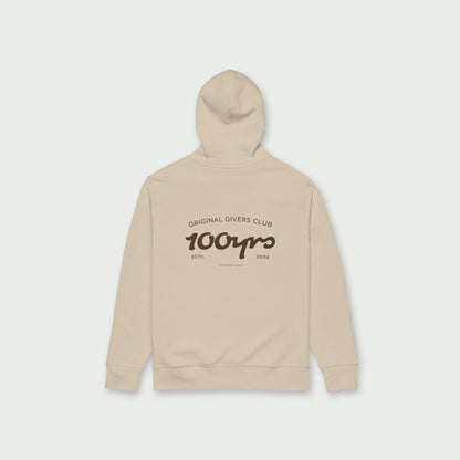 Unisex Organic Hoodie – Espresso Brown OG Club Logo