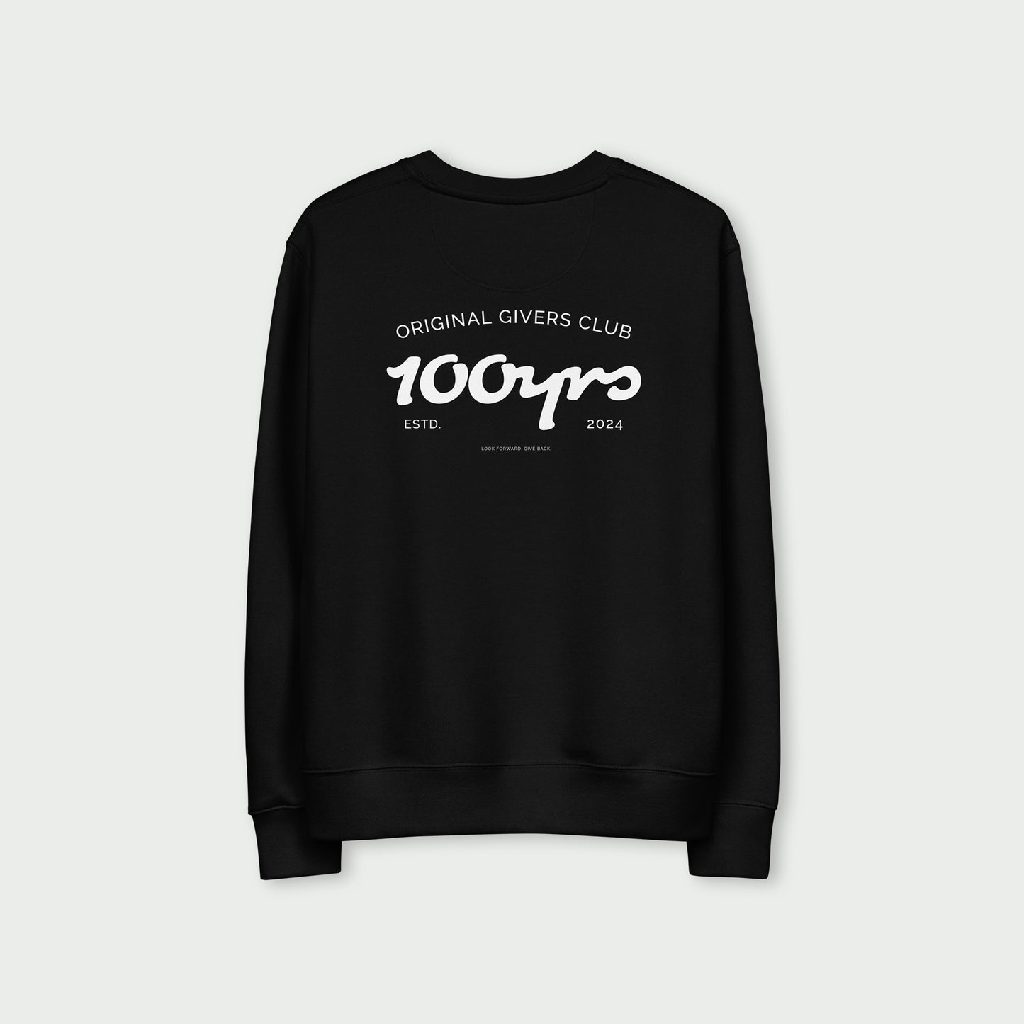 Unisex Organic Sweatshirt – White OG Club Logo