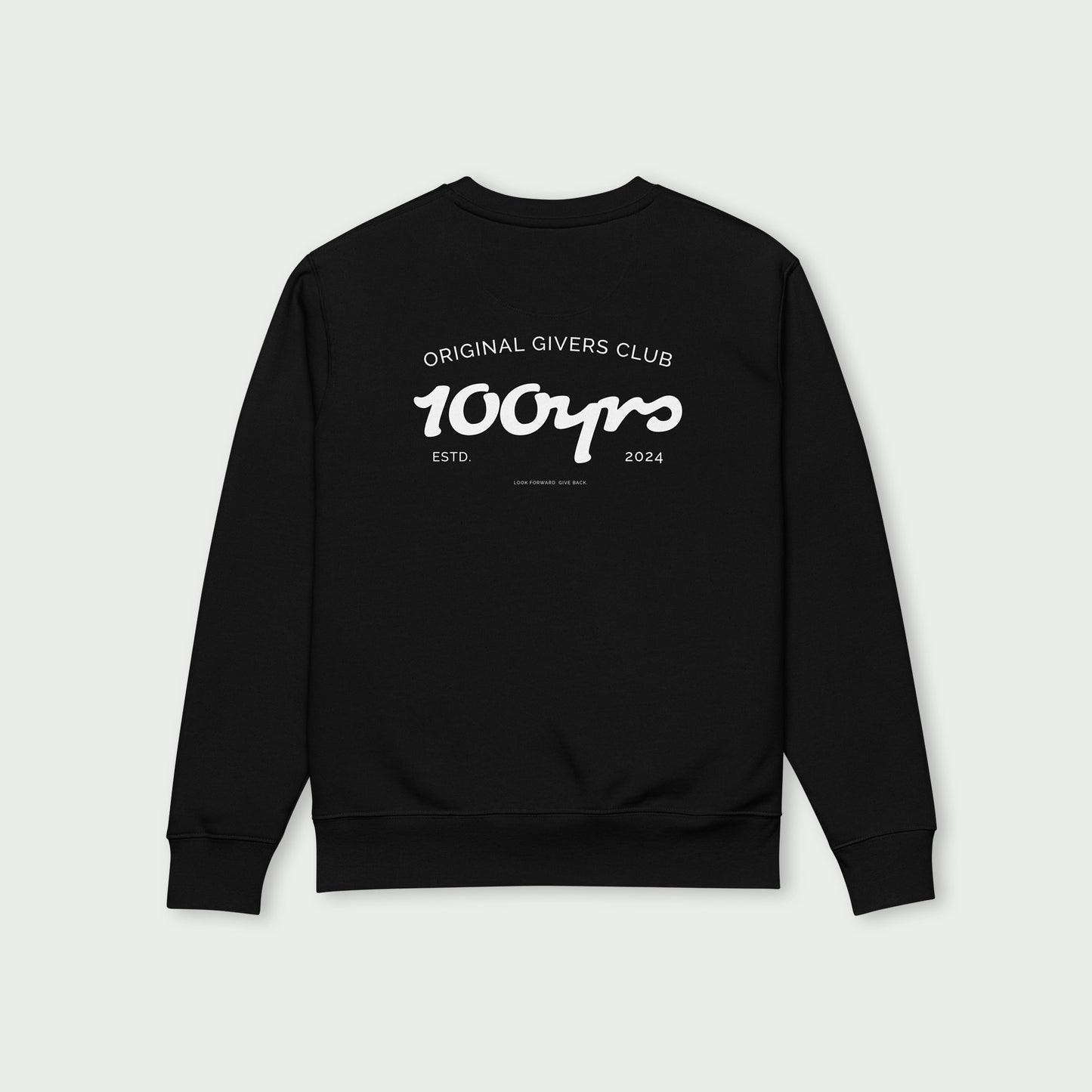 Unisex Organic Sweatshirt – White OG Club Logo