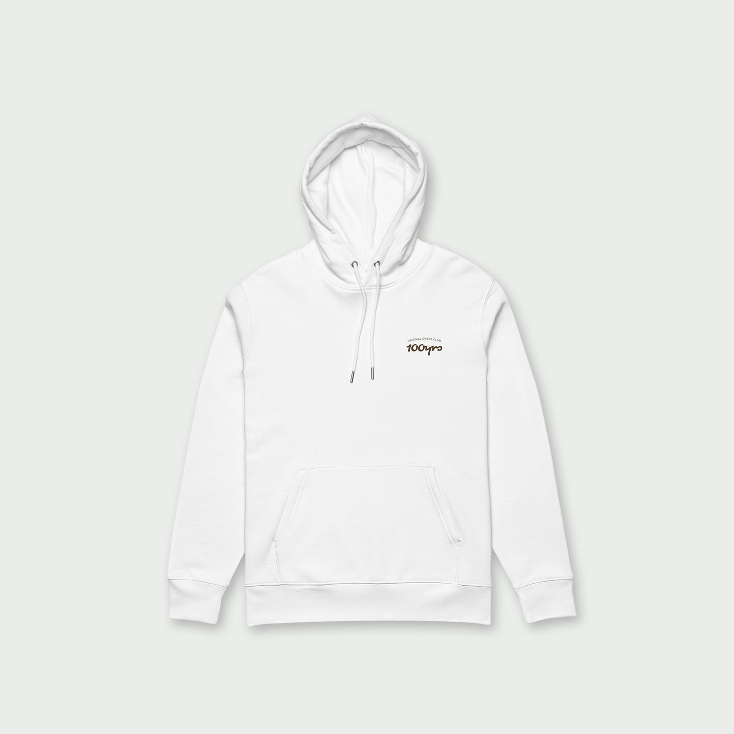 Unisex Organic Hoodie – Espresso Brown OG Club Logo