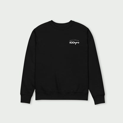 Unisex Organic Sweatshirt – White OG Club Logo
