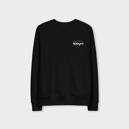 Unisex Organic Sweatshirt – White OG Club Logo