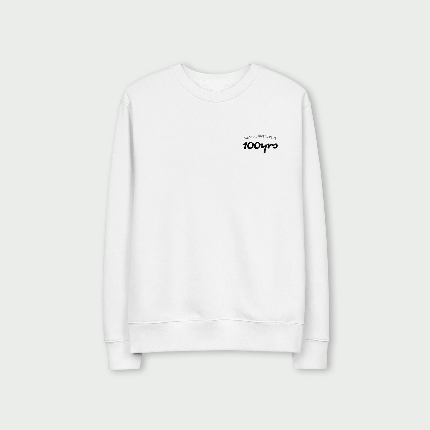 Unisex Organic Sweatshirt – Black OG Club Logo