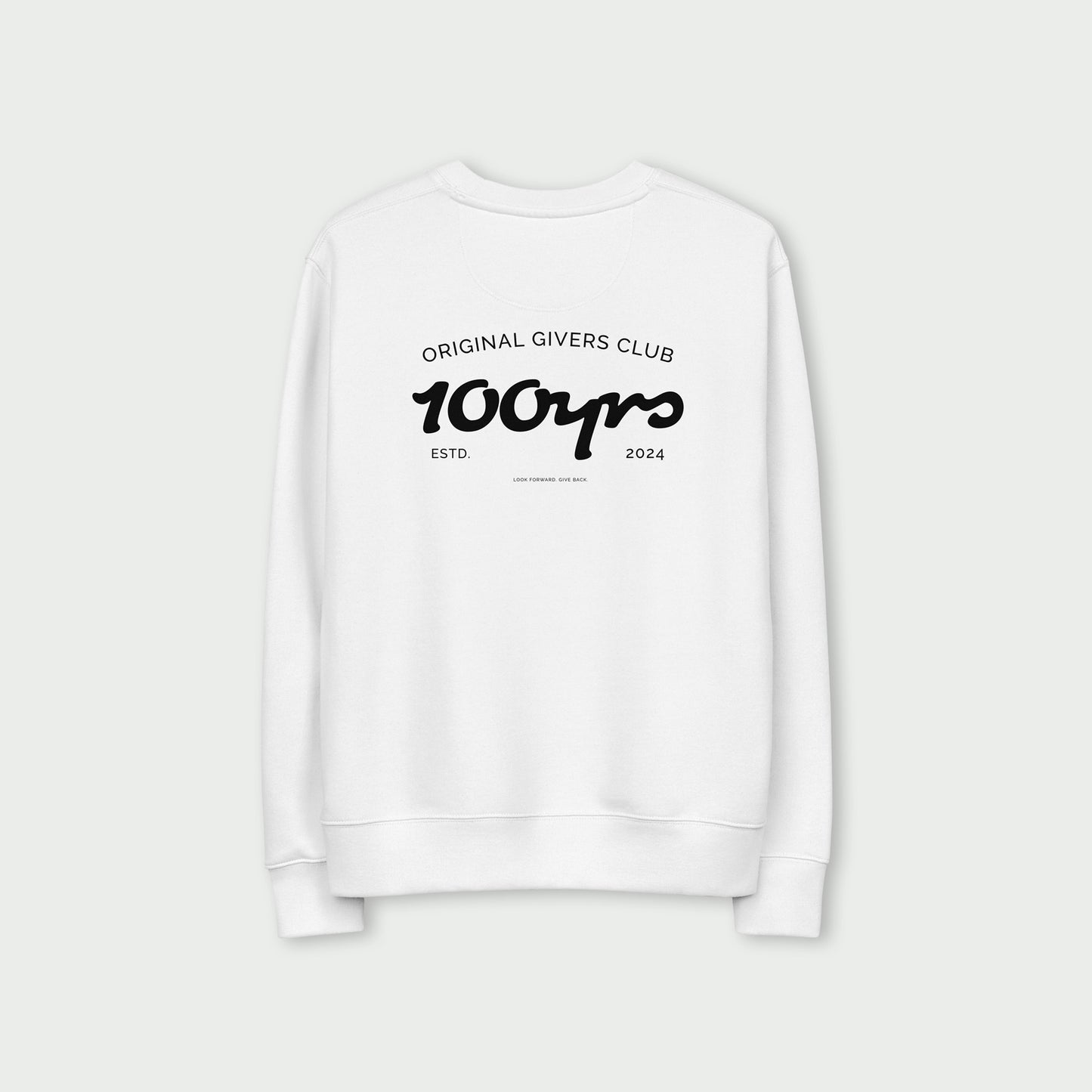 Unisex Organic Sweatshirt – Black OG Club Logo