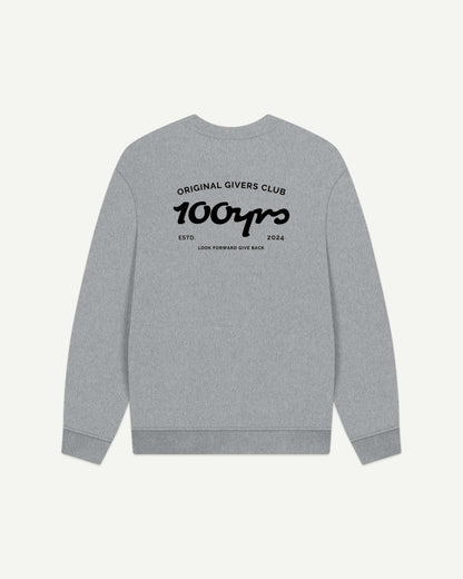 Men's Organic Cotton Oversized Sweatshirt - OG Club Black