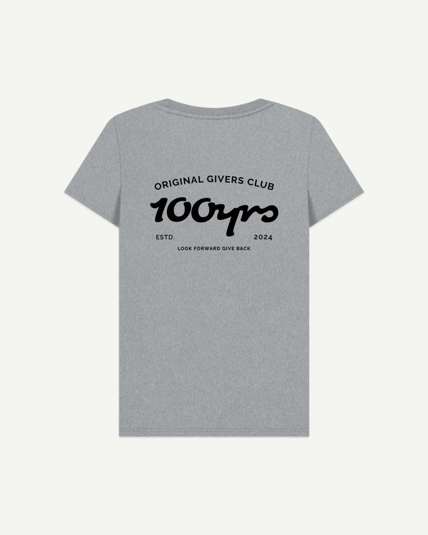 Women's Organic Cotton Scoop Neck T-Shirt - OG Club Black Logo