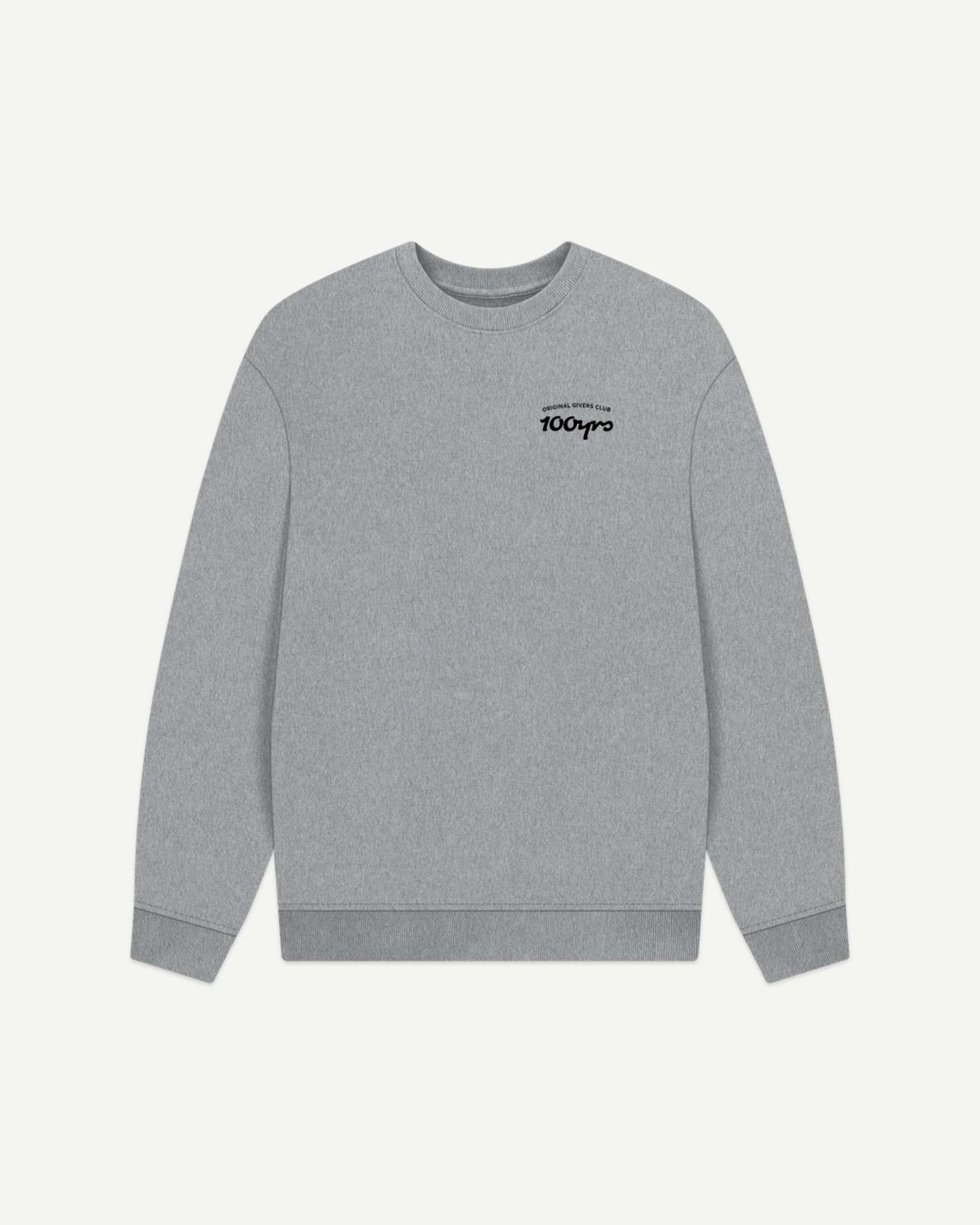 Men's Organic Cotton Oversized Sweatshirt - OG Club Black